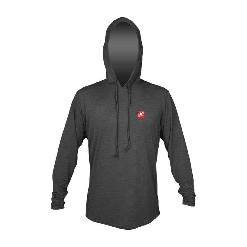 Men's Anetik LS Hooded Low Pro Tech Shirt - Charcoal Heather