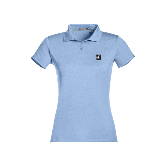 Women's TASC Air Lightweight Polo - Polar Heather - w/ PVC Patch
