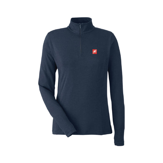 Women's TASC Recess 1/4 Zip Pullover - Classic Navy - w/ PVC Patch