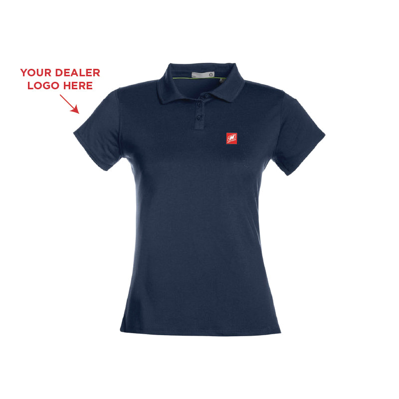 Women's TASC Air Lightweight Polo - Classic Navy - Custom Dealer Logo