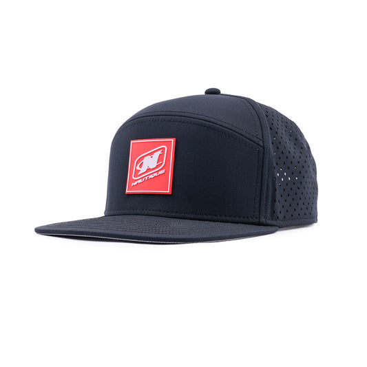 Melin Trenches Cap - Black (Red Patch) - Pack of 5 Caps