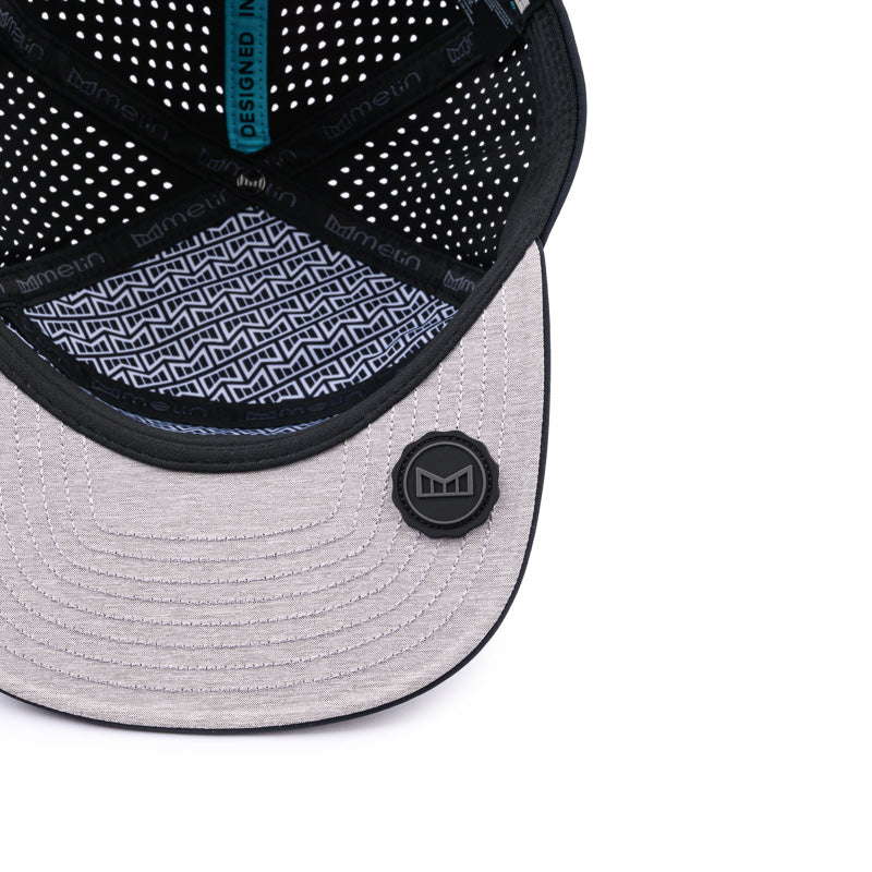 Melin Trenches Cap - Black (Red Patch) - Pack of 5 Caps