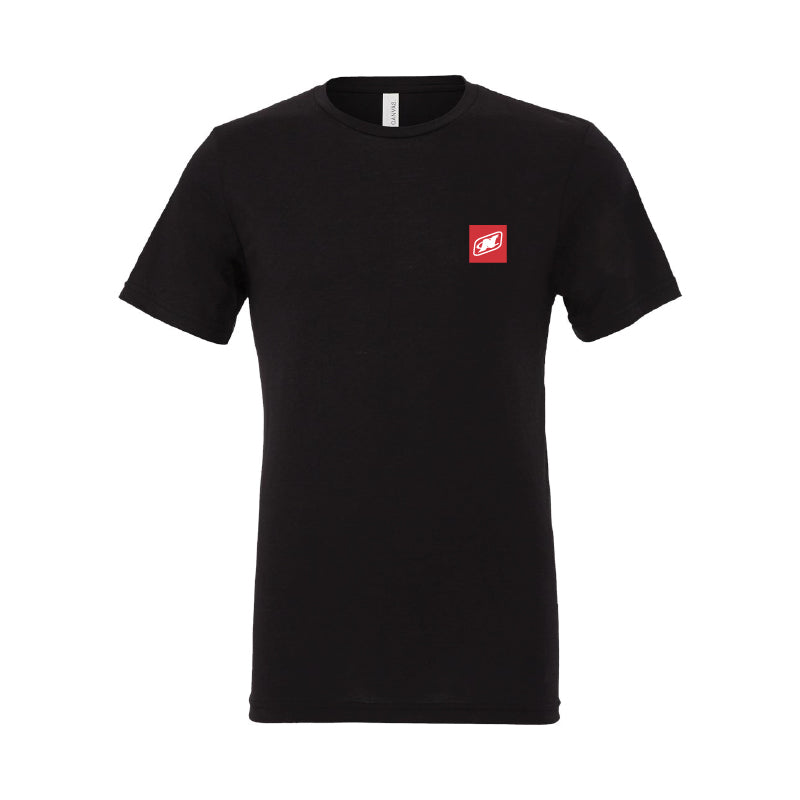 100th Anniversary Stacked Logo Tee - Black