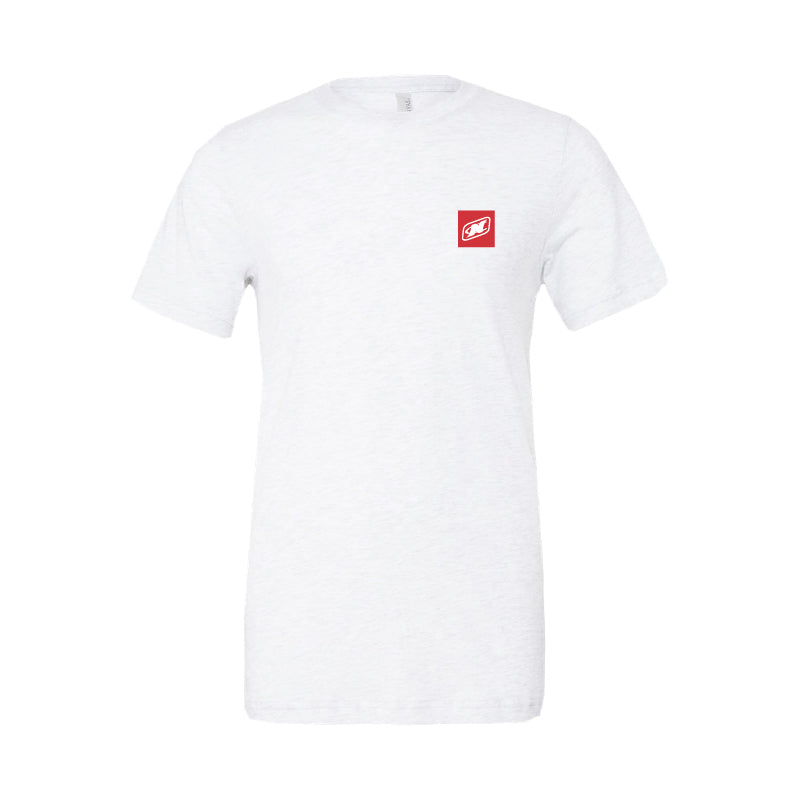 100th Anniversary Stacked Logo Tee - White