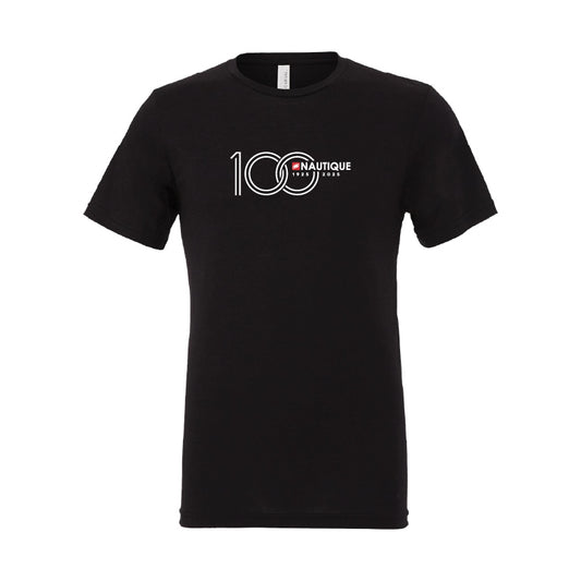 100th Anniversary Center Chest Logo Tee - Black