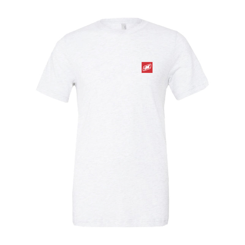 100th Anniversary Horizontal Back Logo Tee - White