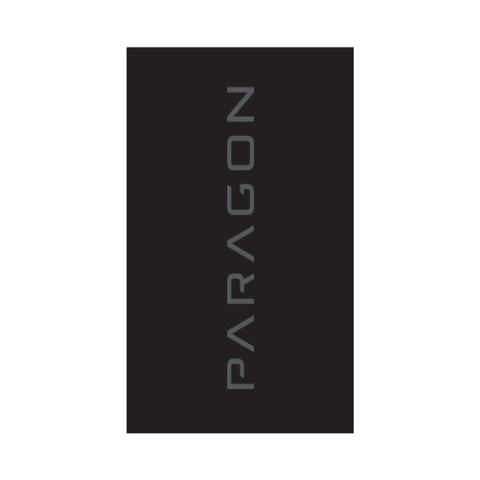 Paragon Sublimated Beach Towel - Black - Case of 6