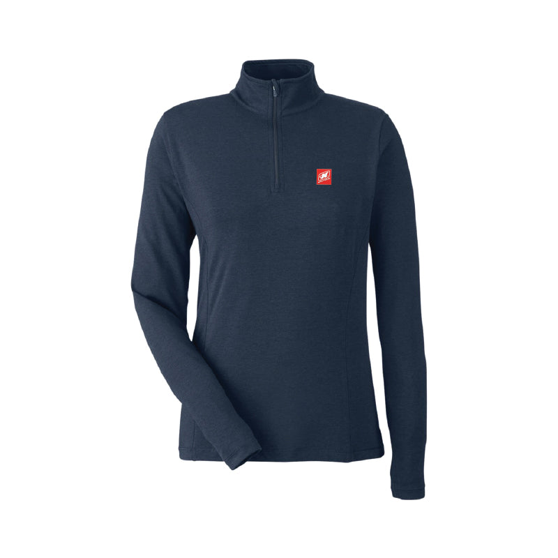 Women's TASC Recess 1/4 Zip Pullover - Classic Navy - w/ PVC Patch