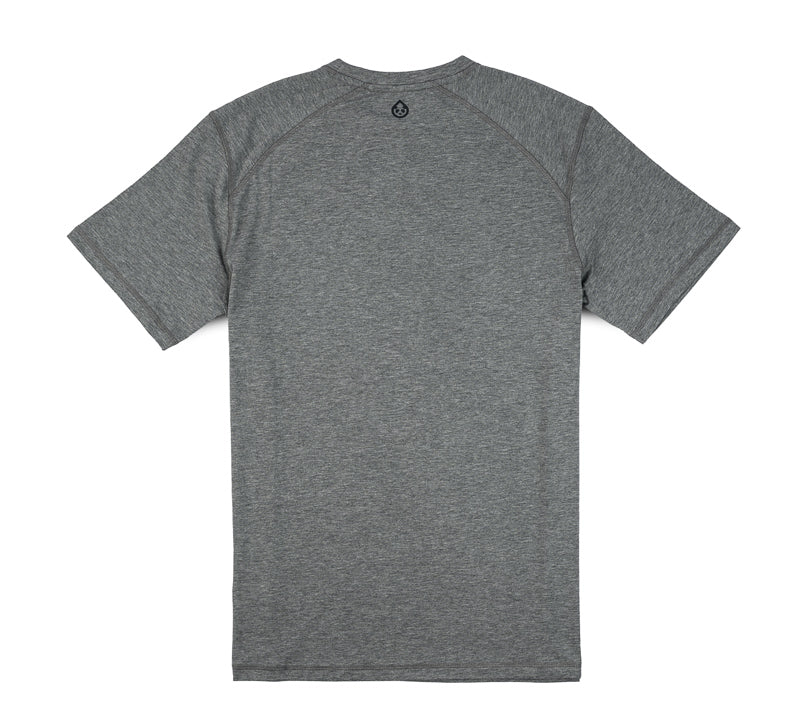 Men's 100th Anniversary SS TASC Fitness Tee - Heather Grey