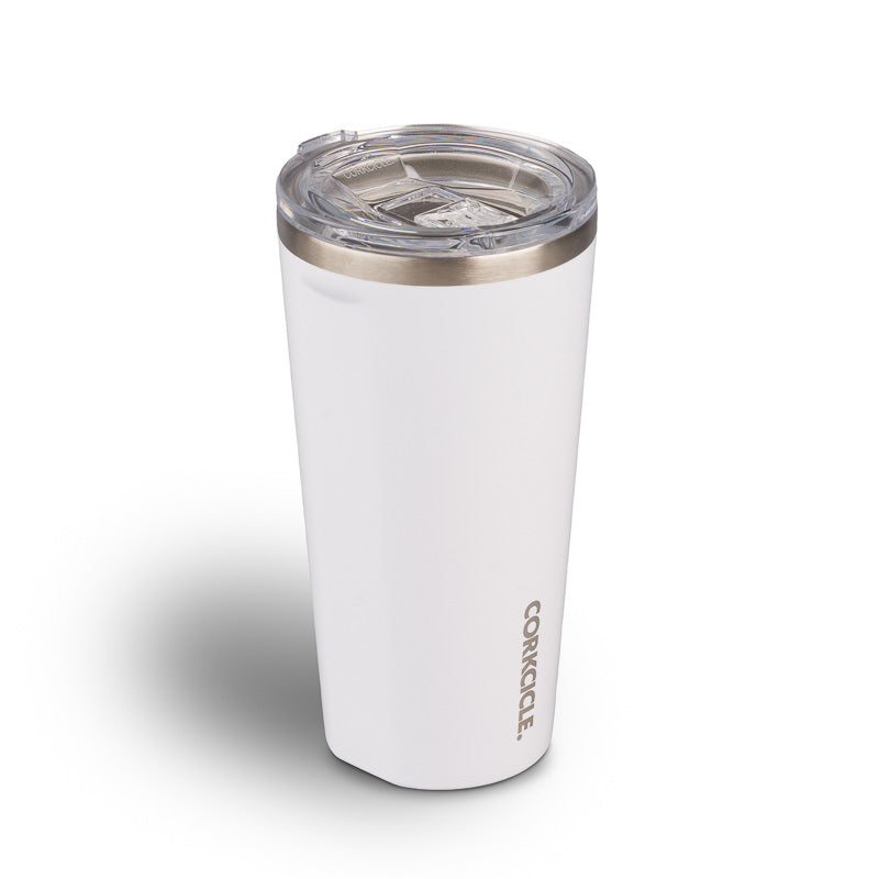 Corkcicle 16oz Insulated Tumbler - White - Case of 12 Tumblers