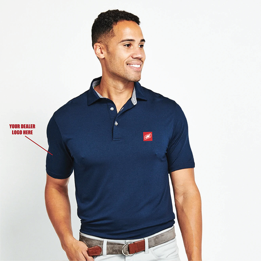 Men's TASC Cloud Polo - Navy - Custom Dealer Logo