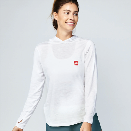 Women's TASC Recess Hoodie - White - PVC Patch