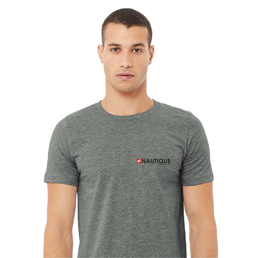 Men's Canvas Blended SS Tee - Deep Heather Grey - Screen Print